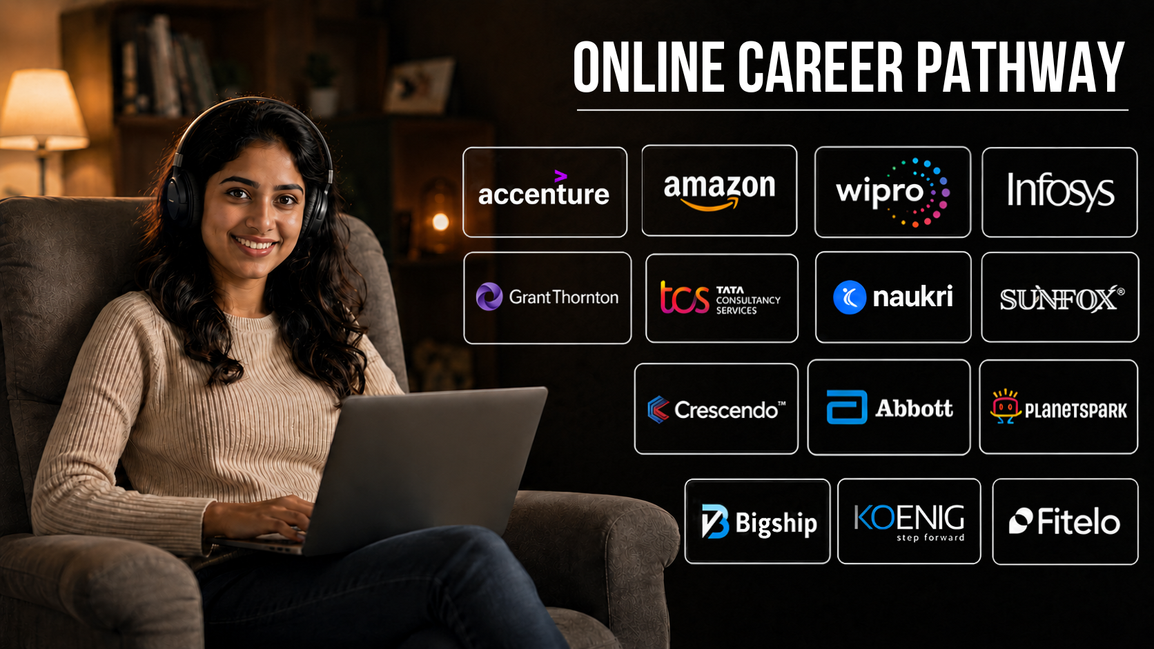 Online career pathway banner